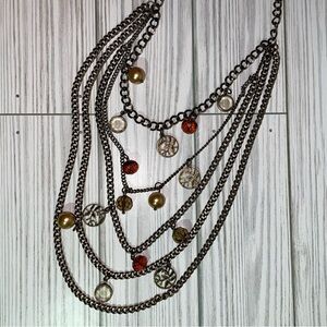 Lia Sophia layered bohemian necklace